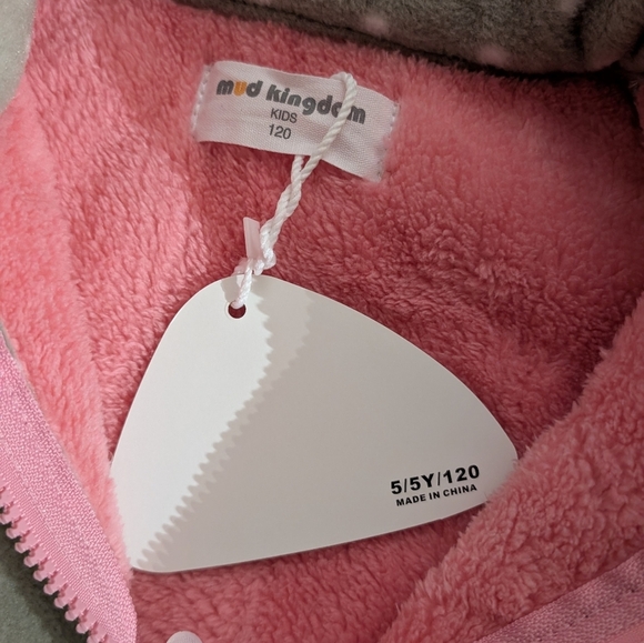 Girls Size 5 Thick Polar Fleece Vest - Picture 4 of 4